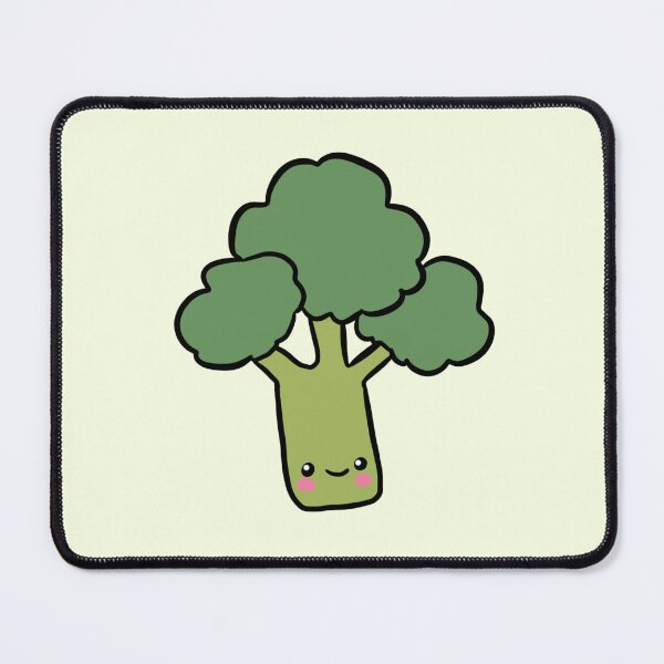 Item preview, Kawaii broccoli illustration designed and sold by Yarafantasyart.