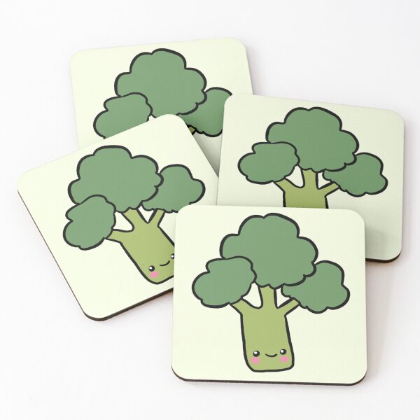 Item preview, Kawaii broccoli illustration  designed and sold by Yarafantasyart.