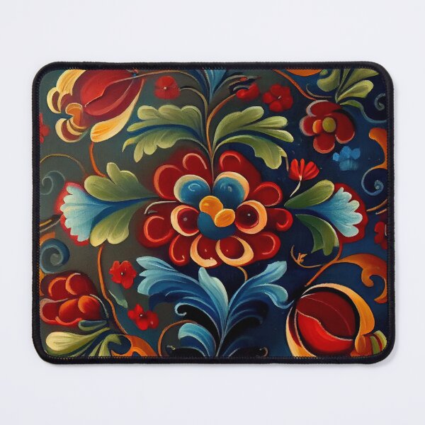 Item preview, Norwegian Rosemaling-Oil On Canvas #27 designed and sold by Gypsykiss.