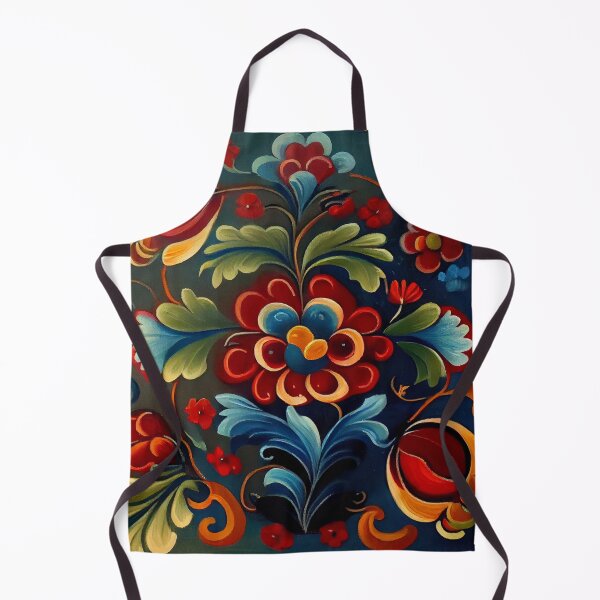 Item preview, Norwegian Rosemaling-Oil On Canvas #27 designed and sold by Gypsykiss.
