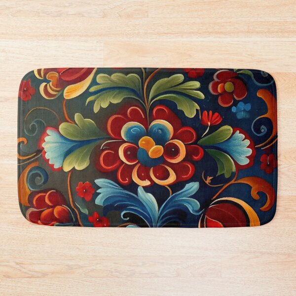 Item preview, Norwegian Rosemaling-Oil On Canvas #27 designed and sold by Gypsykiss.