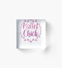 Mallet Chick - Love Mallet Musical Acrylic Block