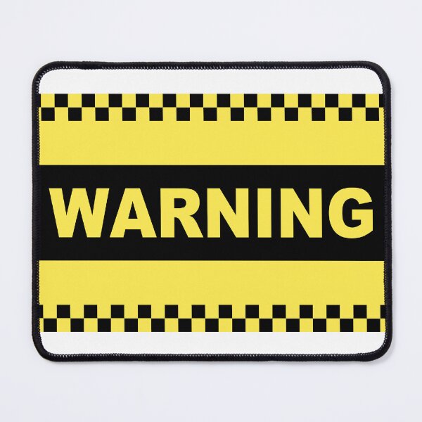 Item preview, Warning yellow sign design designed and sold by Luca Marella.