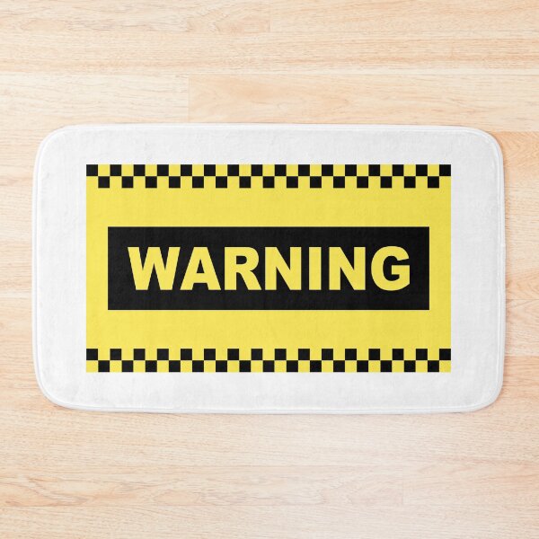 Item preview, Warning yellow sign design designed and sold by Luca Marella.