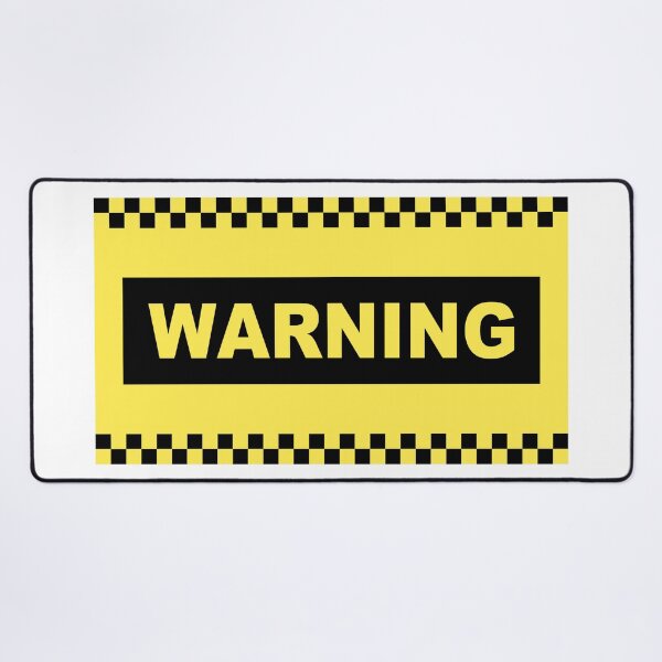 Item preview, Warning yellow sign design designed and sold by Luca Marella.