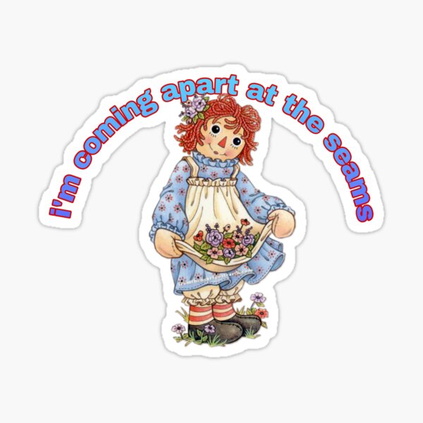 Ragamuffins / Raggedy Ann & Andy Letters Scrapbook Stickers