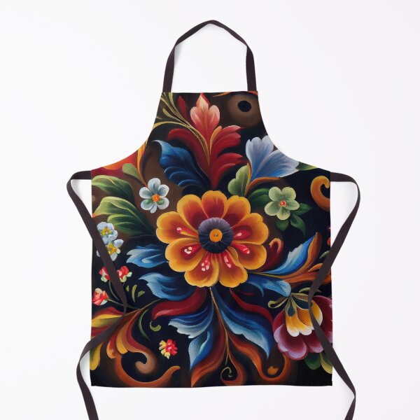Item preview, Norwegian Rosemaling-Oil On Canvas #28 designed and sold by Gypsykiss.