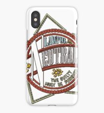 Lawful Neutral iPhone Case