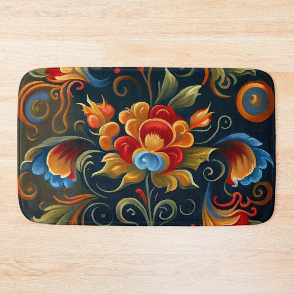 Item preview, Norwegian Rosemaling-Oil On Canvas #29 designed and sold by Gypsykiss.