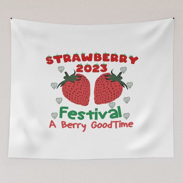Item preview, Cute Strawberry Festival Fruit Lovers -  designed and sold by JustBeCool ⭐⭐⭐⭐⭐.