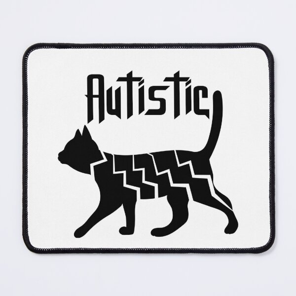Item preview, Autistic Cat designed and sold by M&D ⭐⭐⭐⭐⭐.