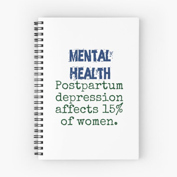 Item preview, Postpartum Depression Affect 15 Percent - Mental Health Quote designed and sold by CrankyOldDude.