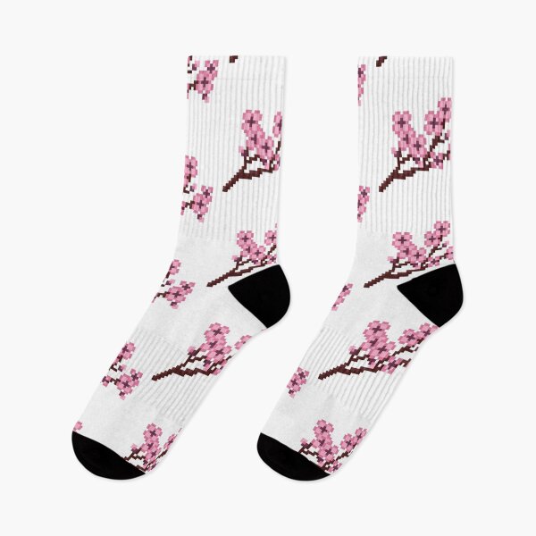 Item preview, A Branch of Cherry Blossom Flowers Pixel Art designed and sold by Pixelification.