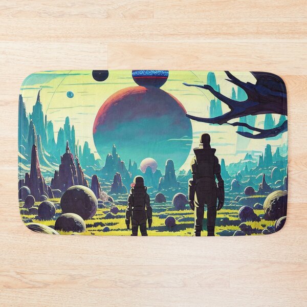 Item preview, Fantasy alien landscape art designed and sold by Nakumis-shop.