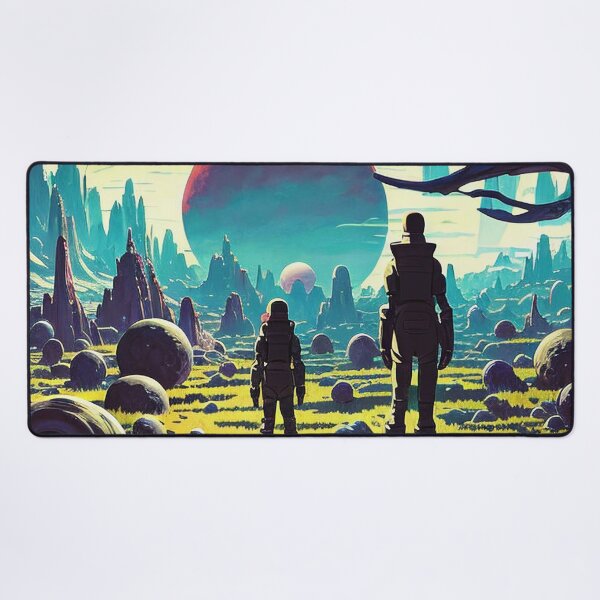 Item preview, Fantasy alien landscape art designed and sold by Nakumis-shop.