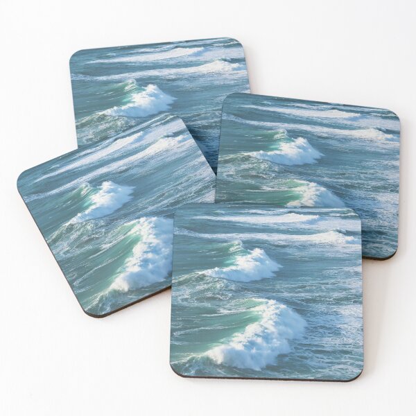 Item preview, Blue Huge Ocean Waves designed and sold by ashandbubu.