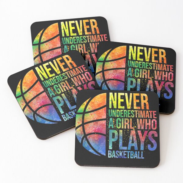 Item preview, Never Underestimate A Girl Who Plays Basketball - Basketball T-Shirt designed and sold by ALI-STORE-4Y.