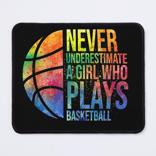 Item preview, Never Underestimate A Girl Who Plays Basketball - Basketball T-Shirt designed and sold by ALI-STORE-4Y.
