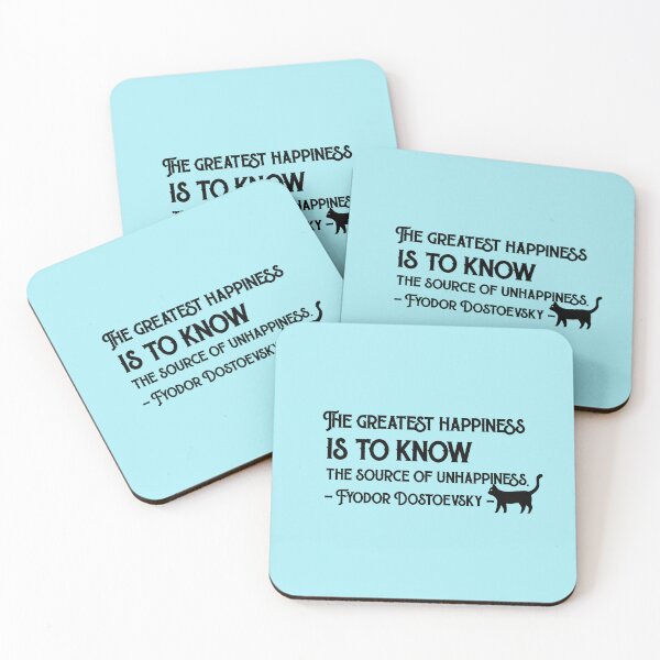 Item preview, Dostoevsky gratest happiness designed and sold by IdeasForFreedom.