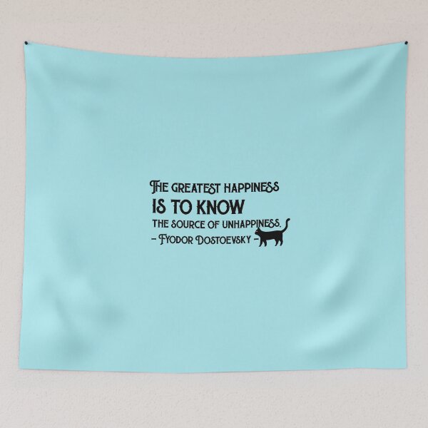 Item preview, Dostoevsky gratest happiness designed and sold by IdeasForFreedom.