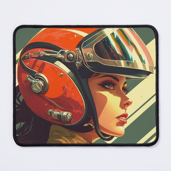Item preview, Retro SciFi Woman engineer 60s designed and sold by RESToRAPTOR.