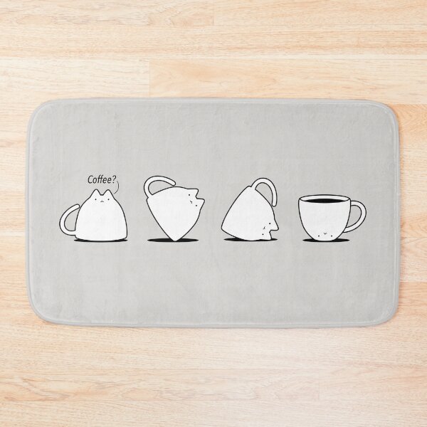 Item preview, Coffee Cat 4 designed and sold by ilovedoodle.