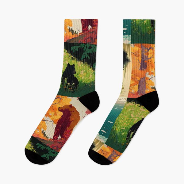 Item preview, Bears in four seasons designed and sold by LonelyKraken.