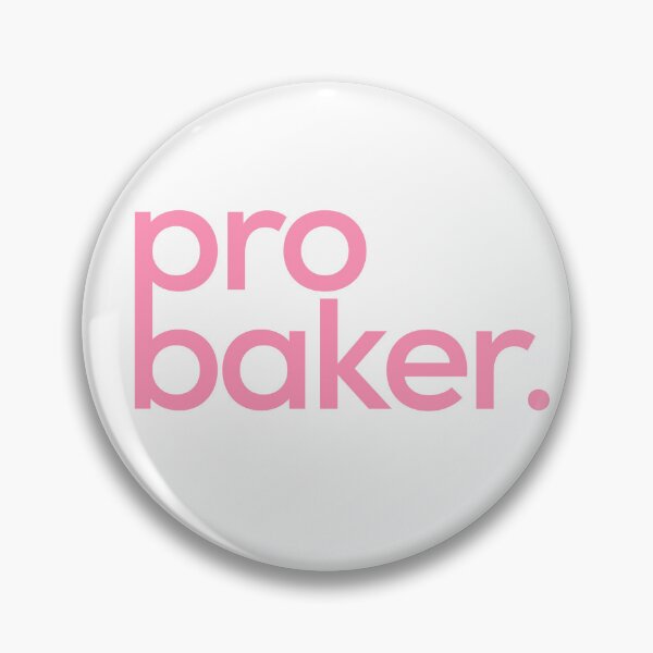 Item preview, Pro Baker baking lover pink design baking theme styled minimalist design designed and sold by ZenDesigner.