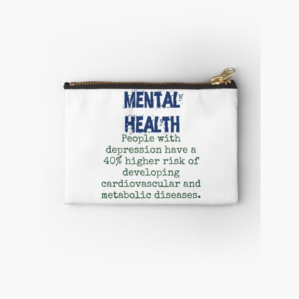Item preview, People With Depression Have A 40 Percent - Mental Health Quote designed and sold by CrankyOldDude.