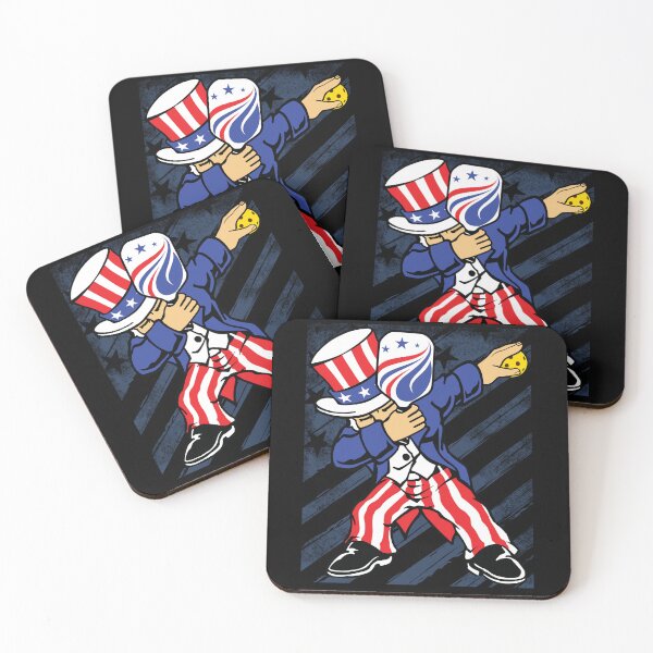 Item preview, Pickleball American Flag 4th of July Uncle Sam Dabbing designed and sold by grinta2021.