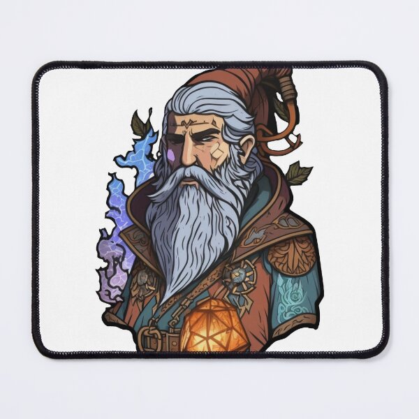 Item preview, Old Cleric with Orb of light designed and sold by Digital-Space.