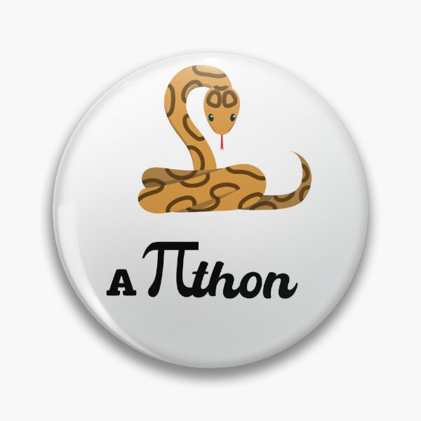 Item preview, Funny Math Humor Pi Day - Python Snake lover  designed and sold by Raiko-art.