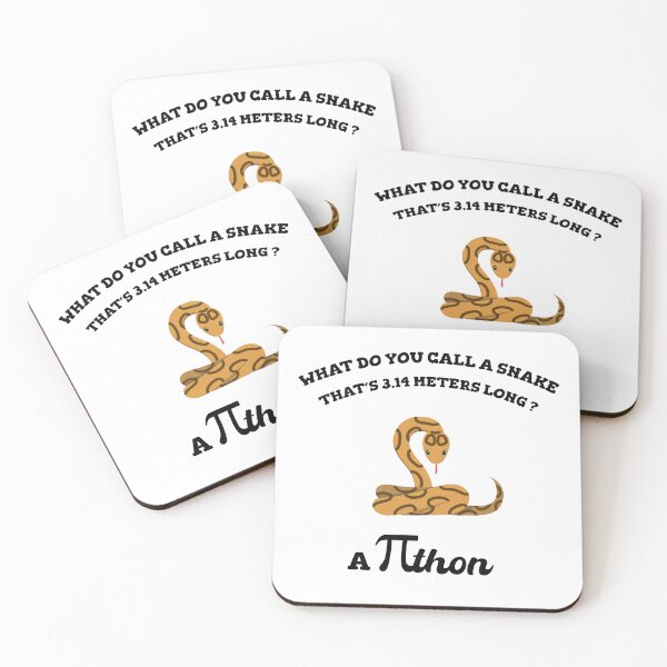 Item preview, Funny Math Humor Pi Day - Python Snake lover  designed and sold by Raiko-art.