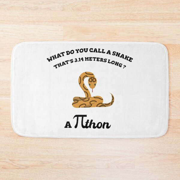 Item preview, Funny Math Humor Pi Day - Python Snake lover  designed and sold by Raiko-art.