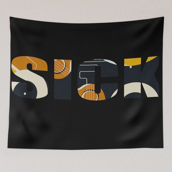 Item preview, S!ck Sickick Crazy Camouflage S!ckK!ck designed and sold by TheGreedyCrypto.