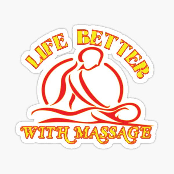 Aperçu de l'œuvre La vie est meilleure avec le massage créée et vendue par dsirs.