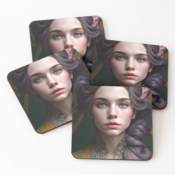 Item preview, portrait of a young woman designed and sold by PREARTE.