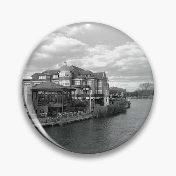 Item preview, Restaurants on river Thames and clouds in Windsor UK designed and sold by santoshputhran.