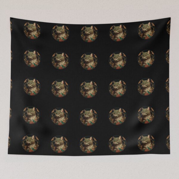 Item preview, Amazing Cute Adorable Cat and Floral Design Collection for Cat Lovers designed and sold by Cheeky Companions.