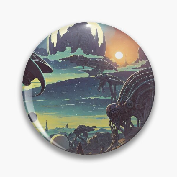 Item preview, Fantasy alien landscape art designed and sold by Nakumis-shop.