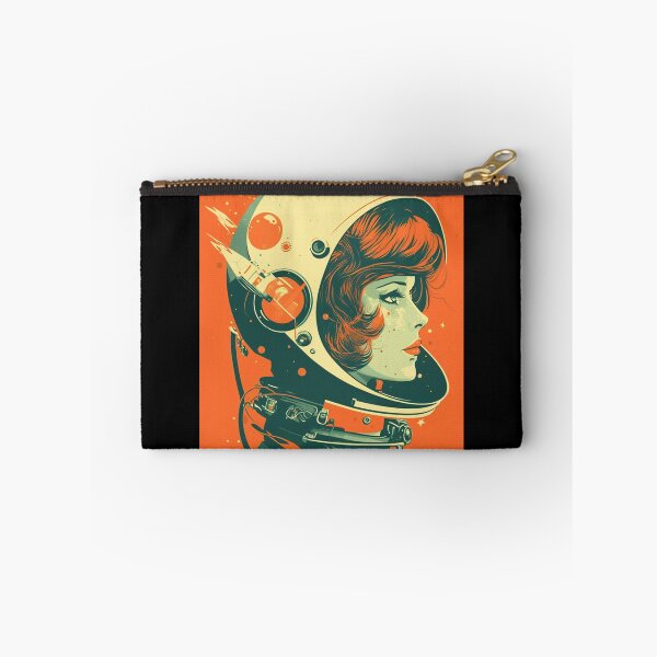Item preview, Retro Sci-Fi Astronaut Girl 60s  designed and sold by RESToRAPTOR.