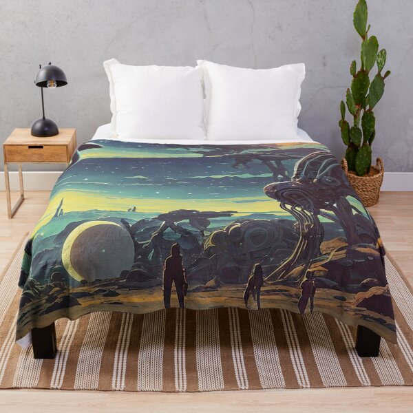 Item preview, Fantasy alien landscape art designed and sold by Nakumis-shop.