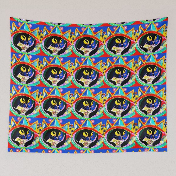 Item preview, Black cat in royal crown designed and sold by Natalia-Vlad.