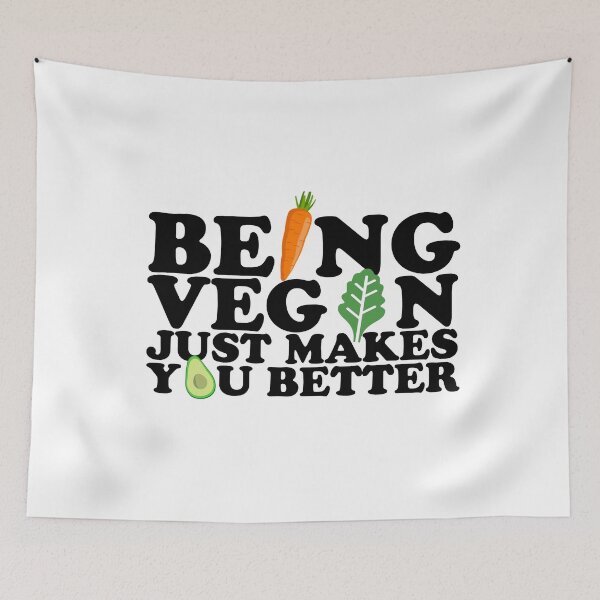 Item preview, Being Vegan Just Makes You Better designed and sold by thingsandthings.
