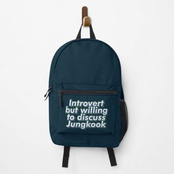 Item preview, Introvert but willing to discuss BTS Jungkook army | Morcaworks designed and sold by Morcawork.