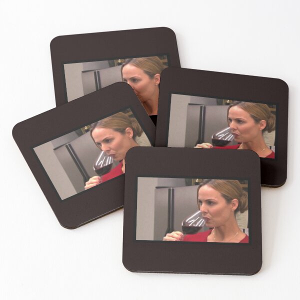 Item preview, KILLER STARE JAN // DINNER PARTY // THE OFFICE US designed and sold by SlothQueenCo.