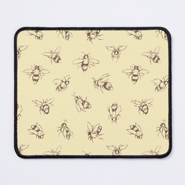 Item preview, Sunny Yellow Bees Print designed and sold by LeeAndCoco.