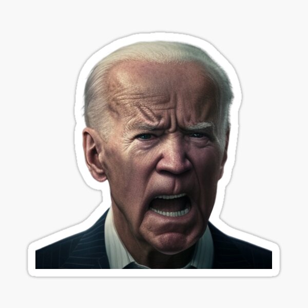 JOE BIDEN portrait Sticker