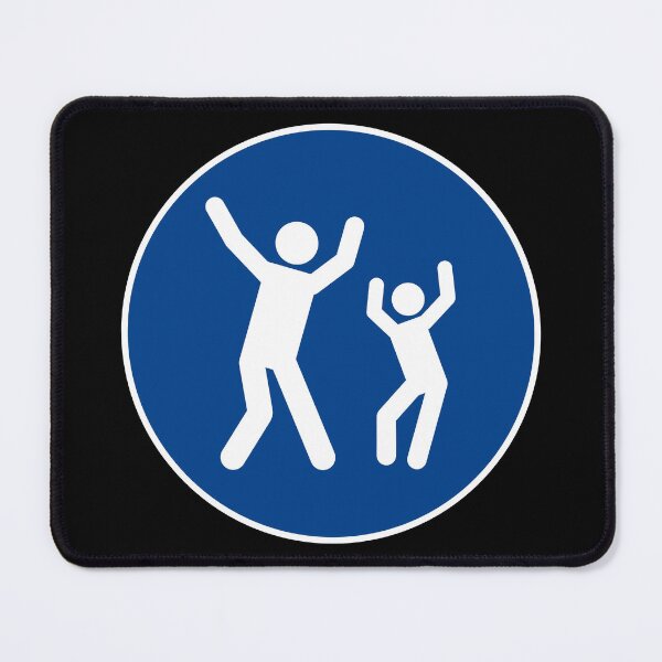 Item preview, Dance is mandatory funny street sign design designed and sold by Luca Marella.