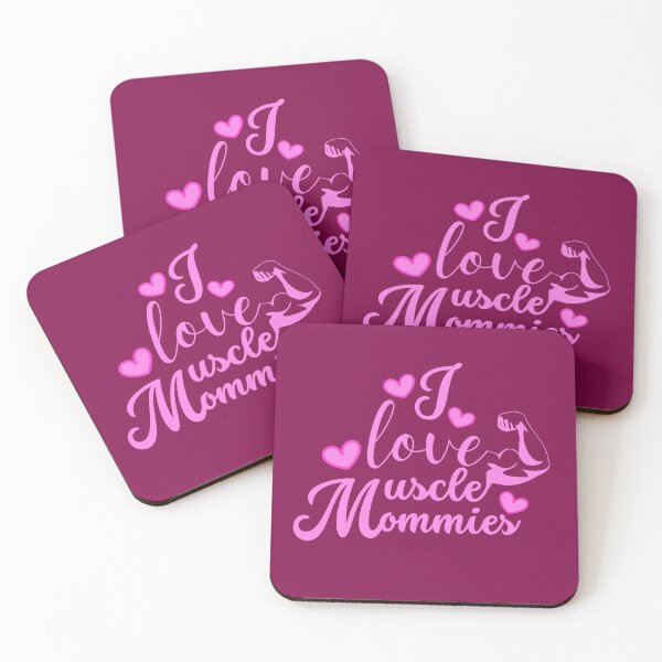 Item preview, I Love Muscle Mommies, Workout Mommies, Gym Mommies designed and sold by designerpriti.